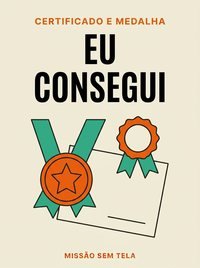 Capa do Certificado e Medalha